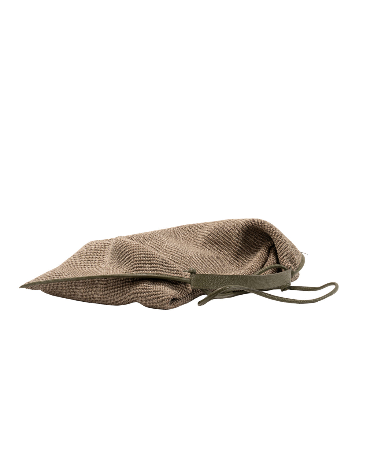 BIDINIS Eleonora hobo raffia bag Green