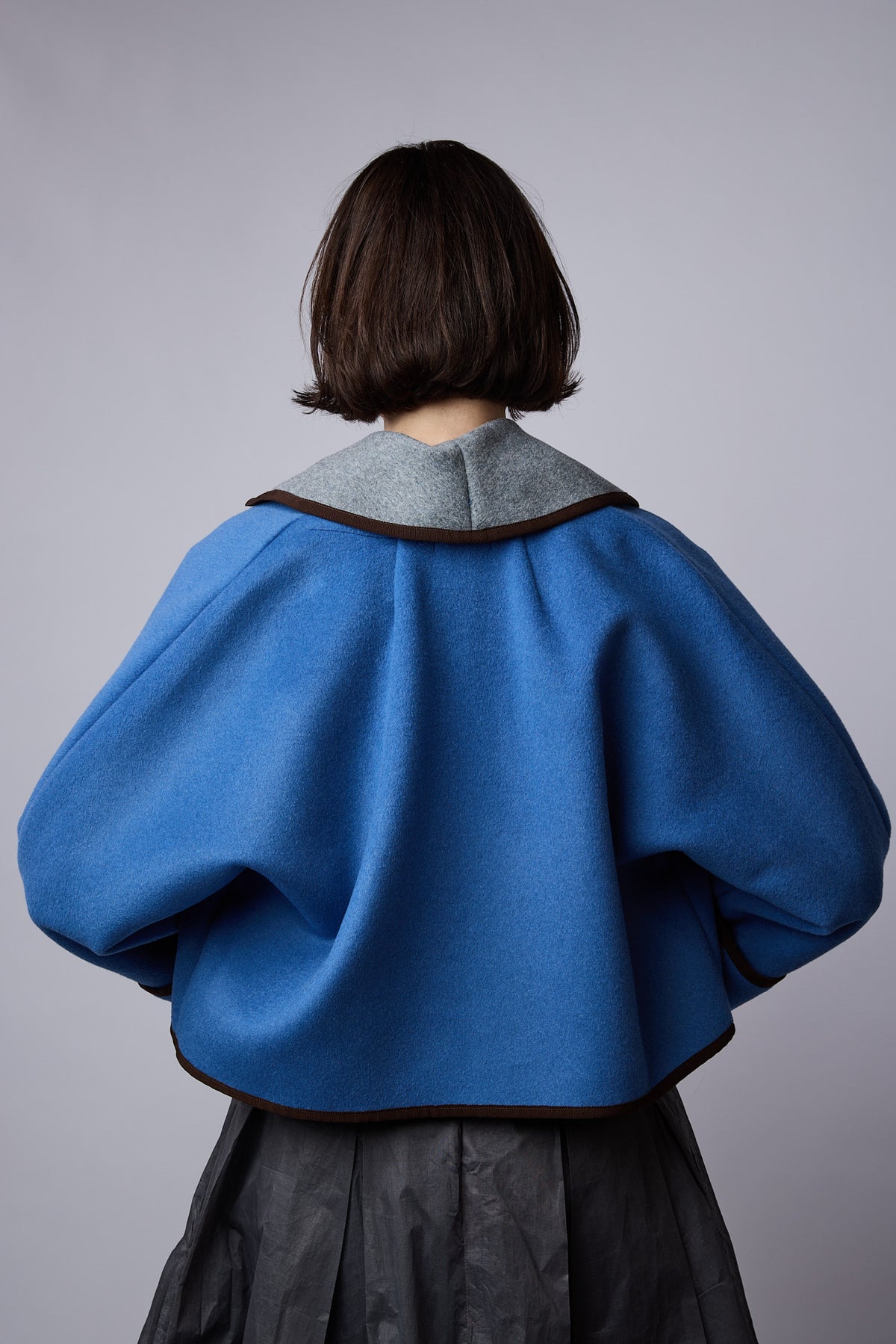 Eliza Jacket Wool Blue/grey