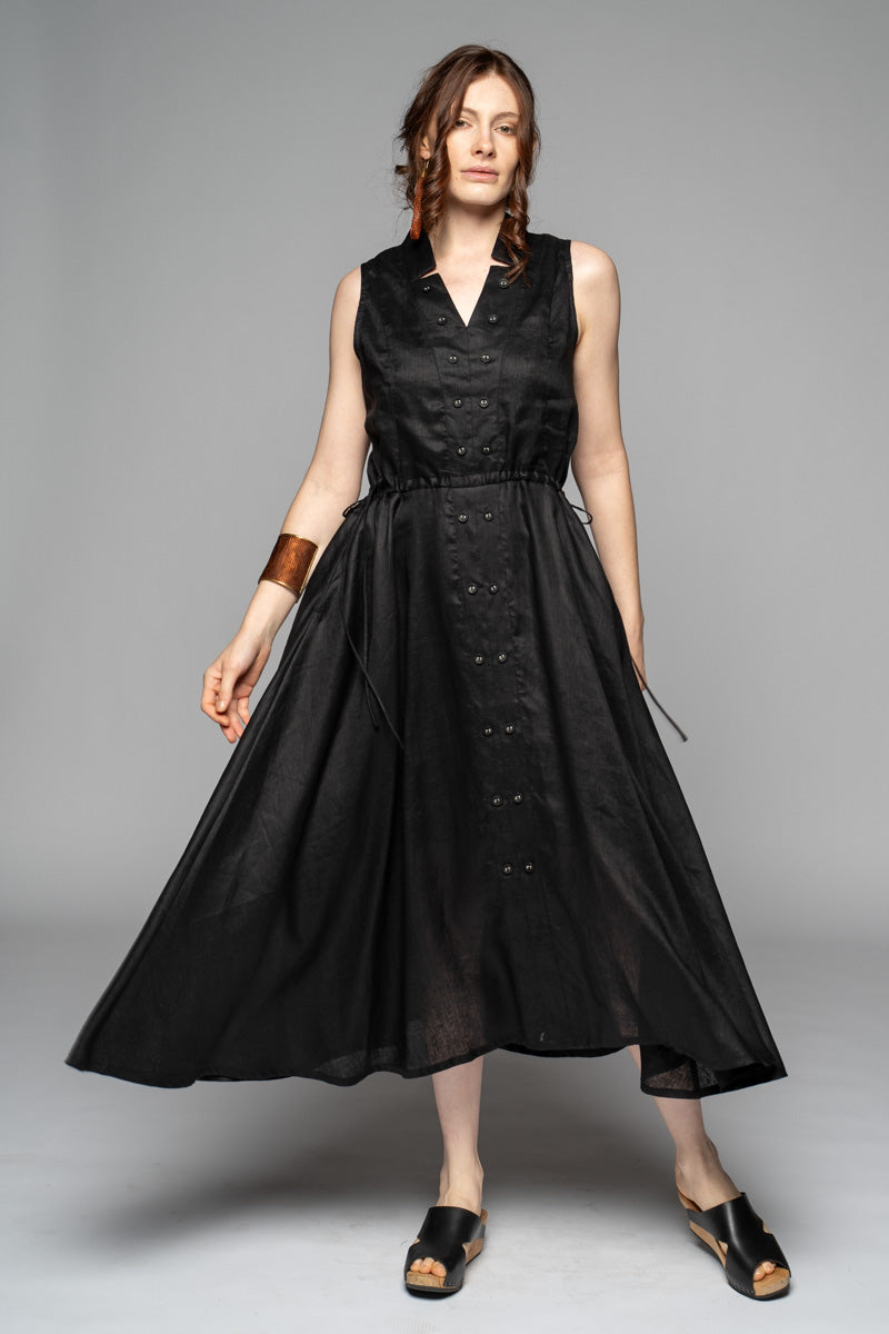 DOGSTAR Agnes Tuck Dress Black