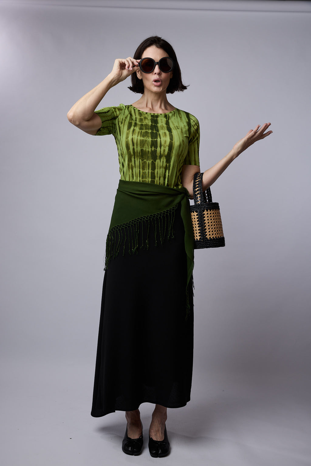 SYLVIA RILEY Artemis Shibori top