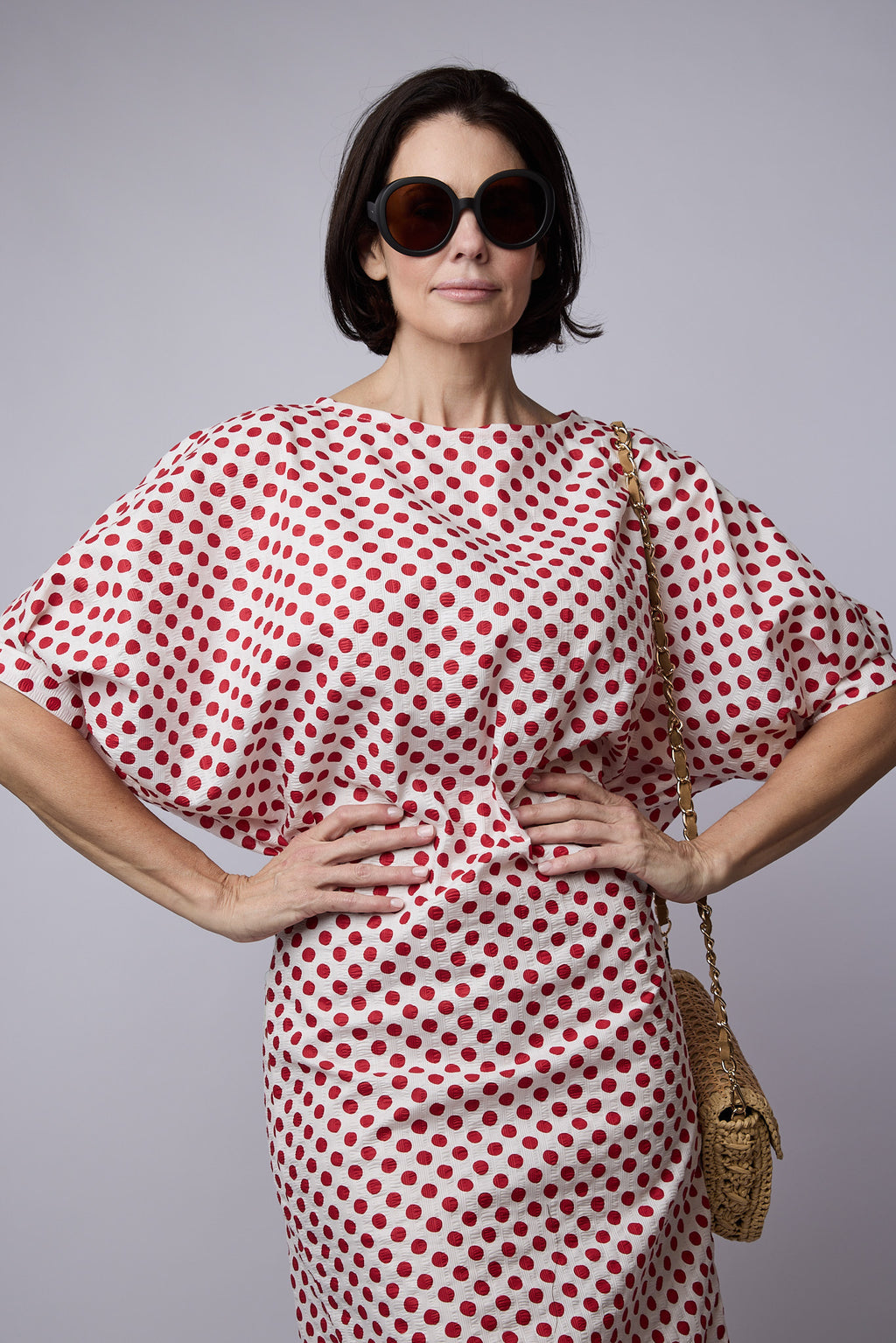 Cloud Dress Red Spot