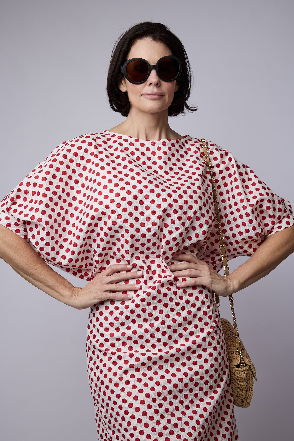 Cloud Dress Red Spot
