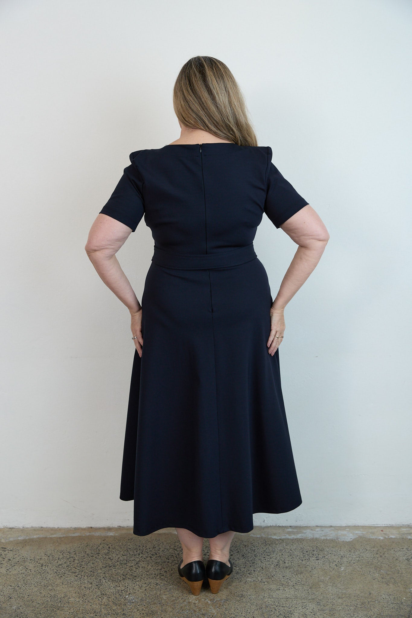 Indira Dress Navy