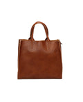 BIDINIS Florence Nappa Tote Rust Tan