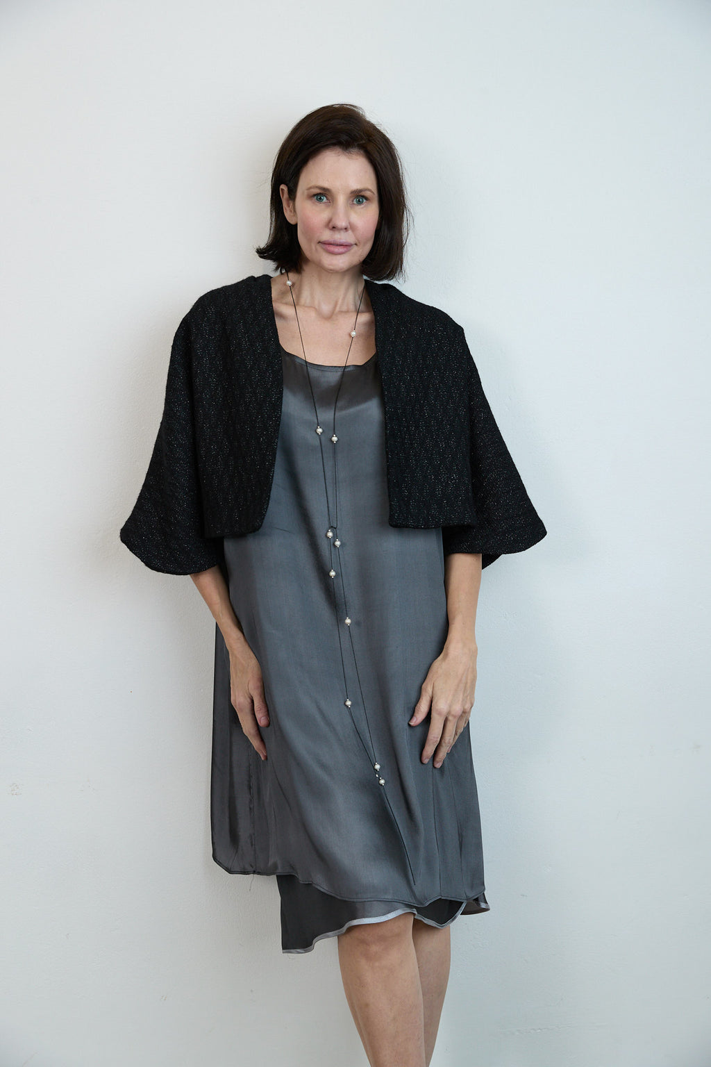 Greta Mini Jacket black/silver