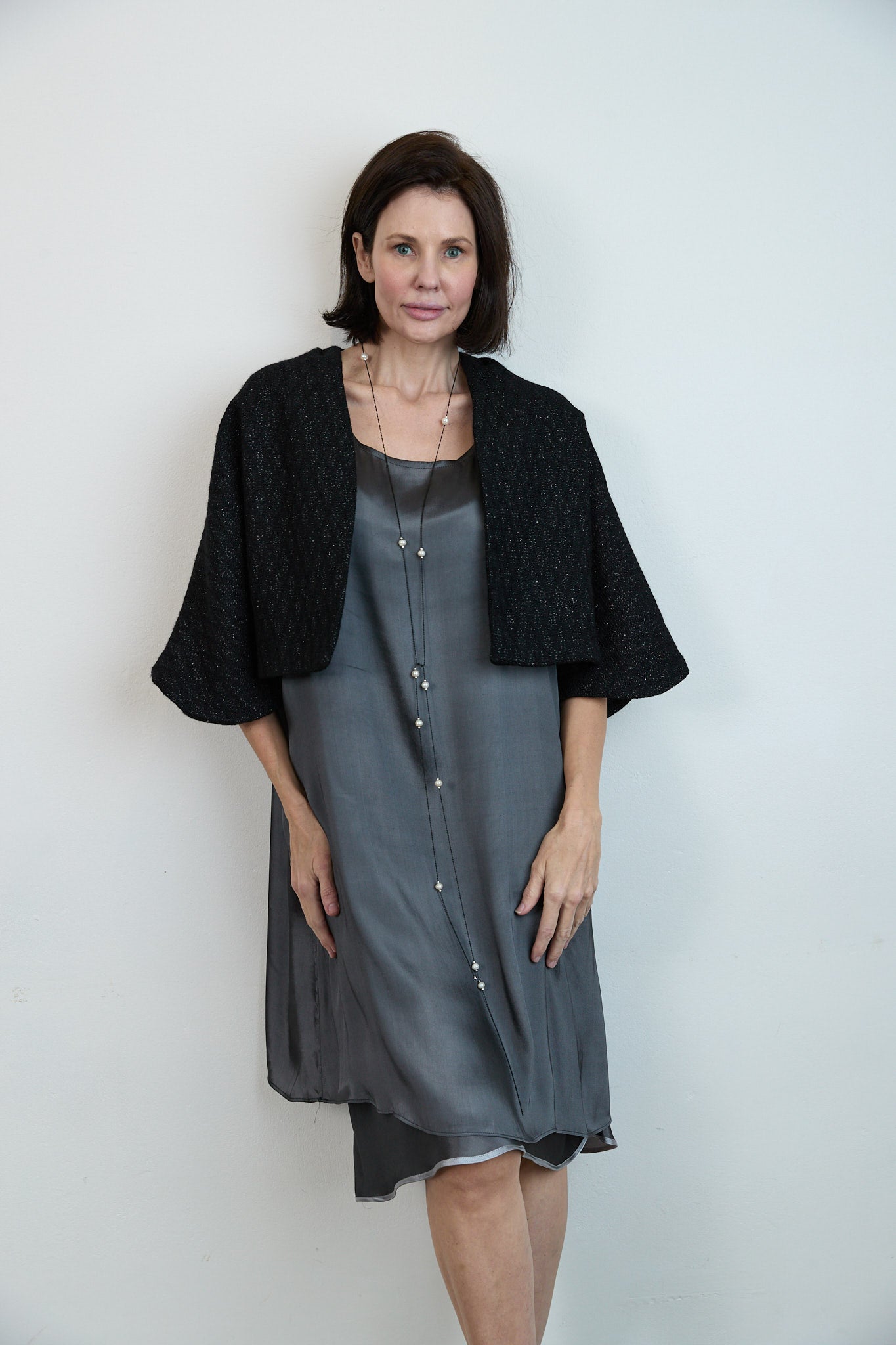 Greta Mini Jacket black/silver