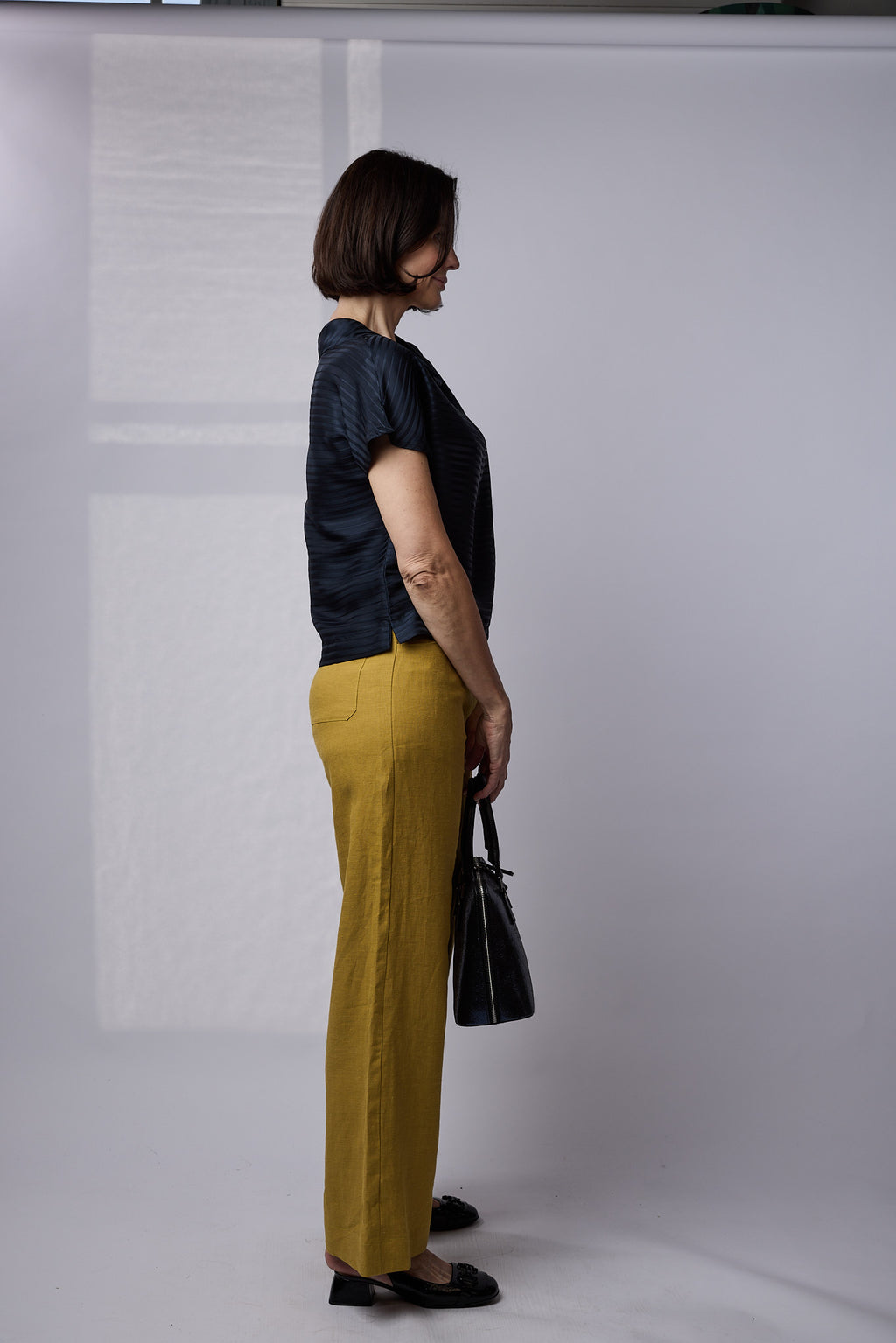Florence Linen Pants Mustard