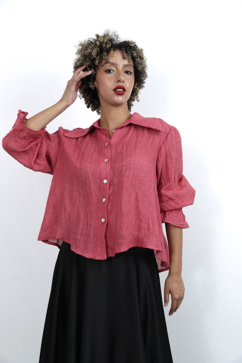 Lennox Shirt-Rose
