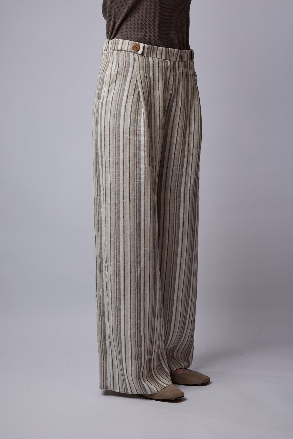 SYLVIA RILEY Remy linen pants