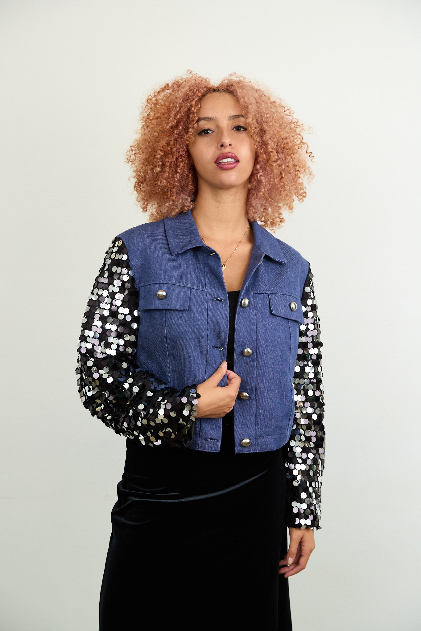 SYLVIA RILEY Dulcie Cropped Jacket