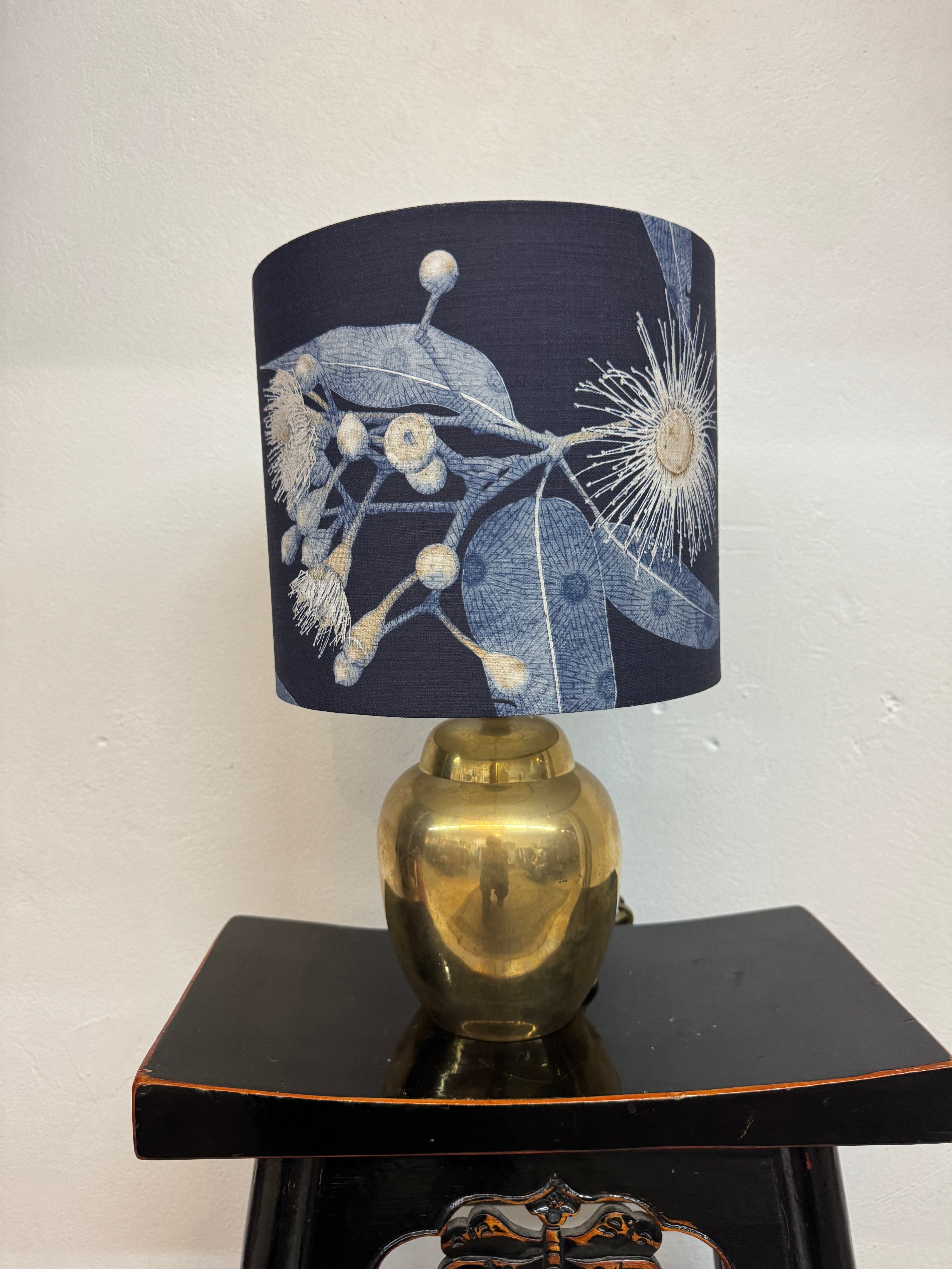 LAMP Kalypto Indigo on metal base