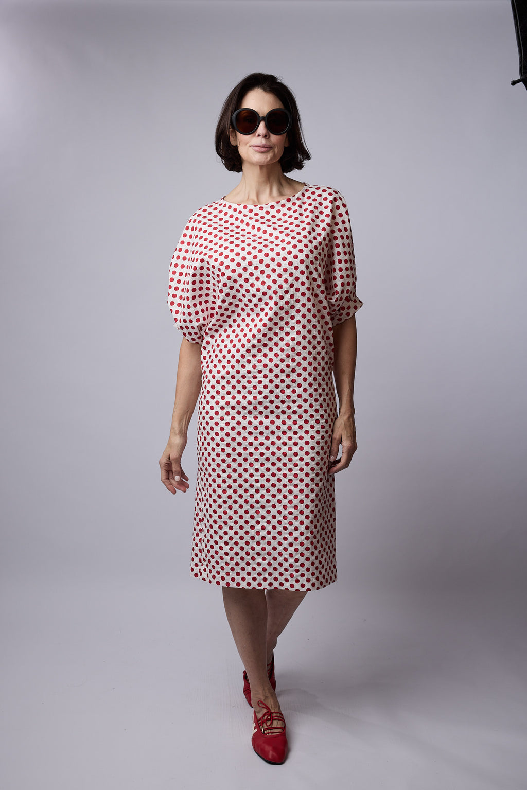 Cloud Dress Red Spot