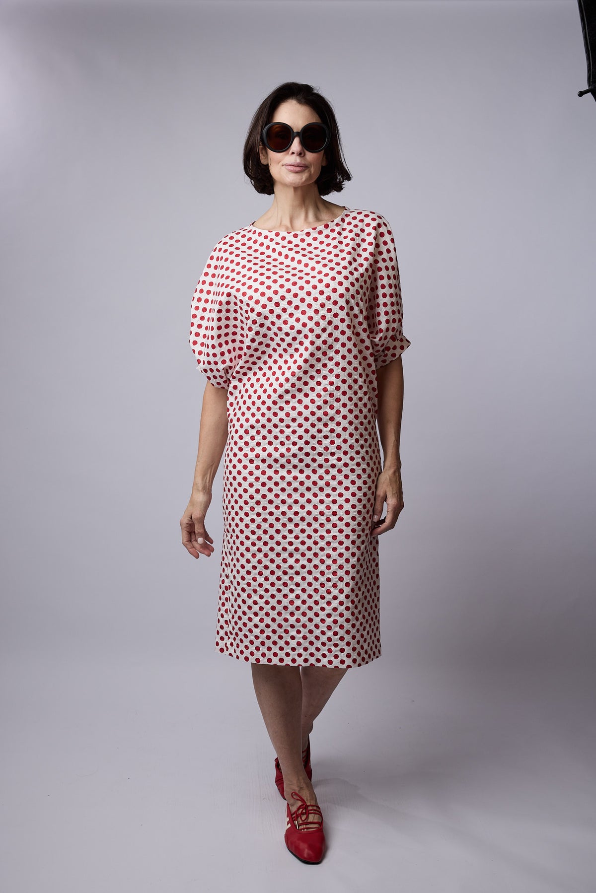 Cloud Dress Red Spot