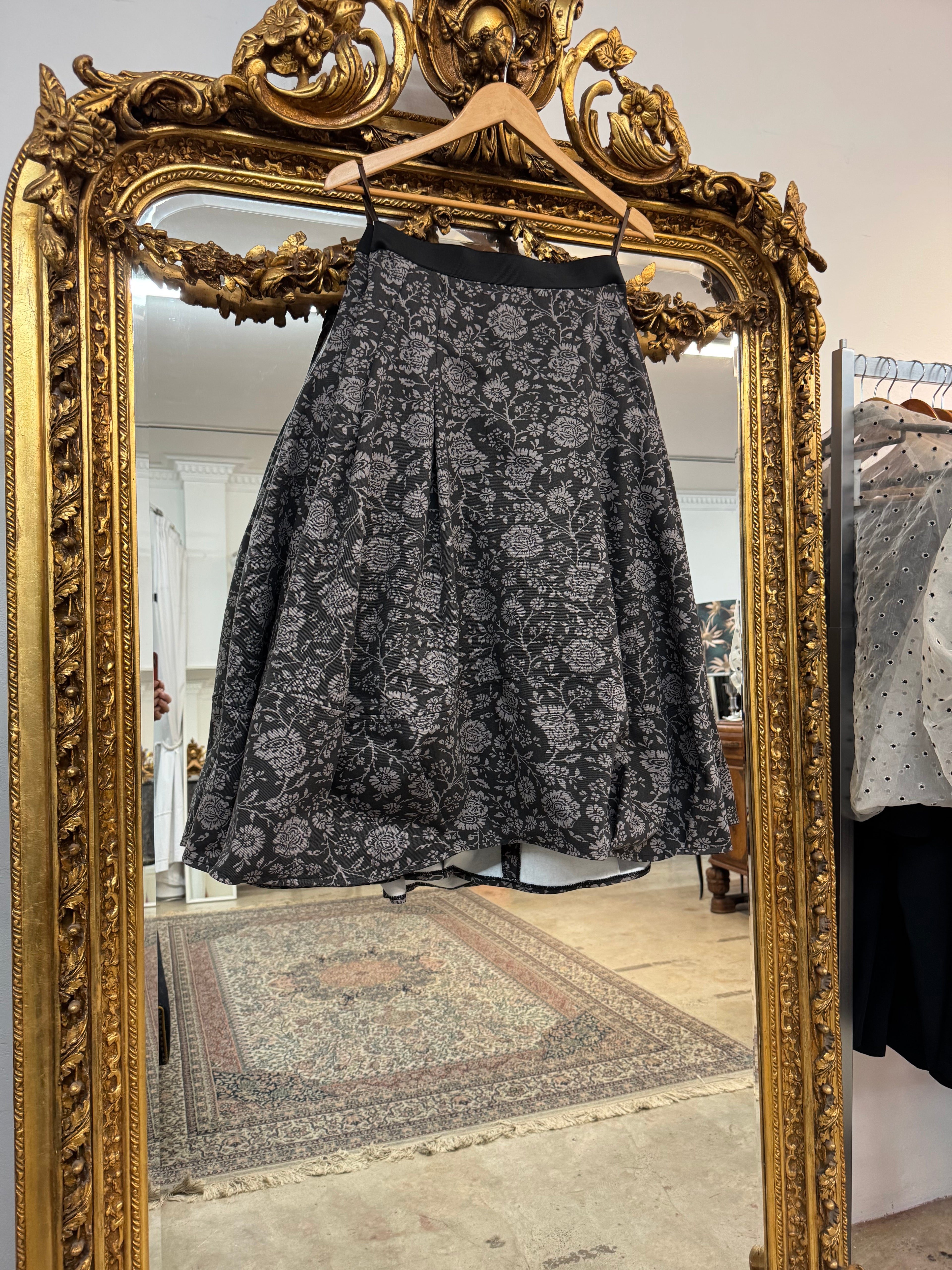 Riley Skirt Khaki Printed Drill
