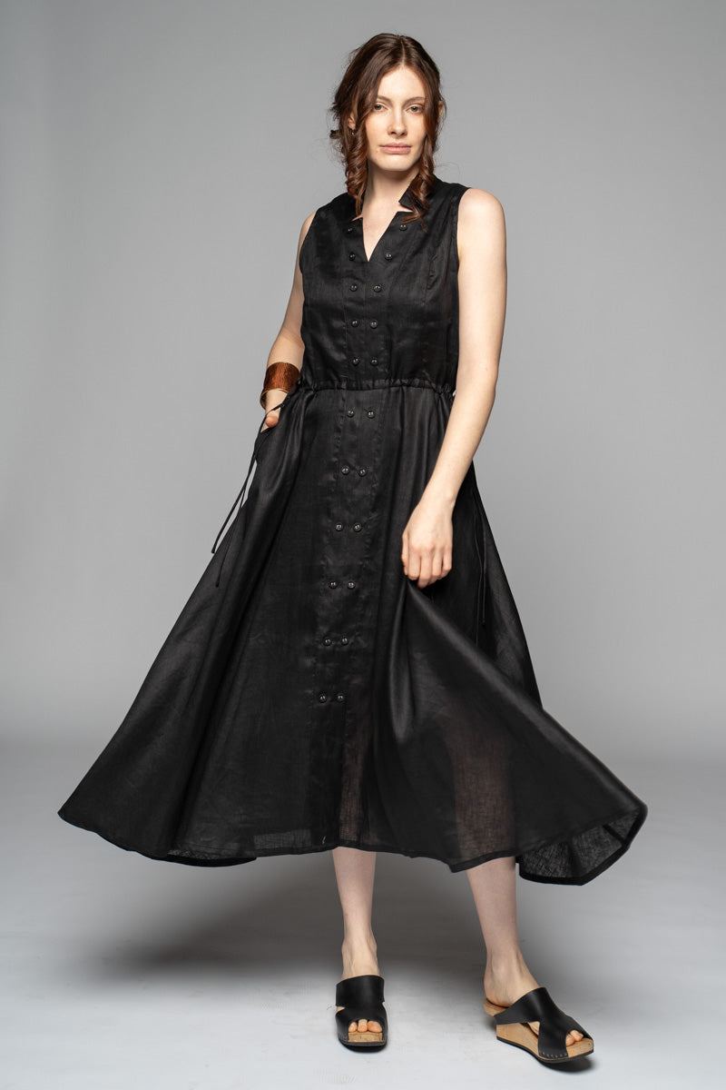 DOGSTAR Agnes Tuck Dress Black