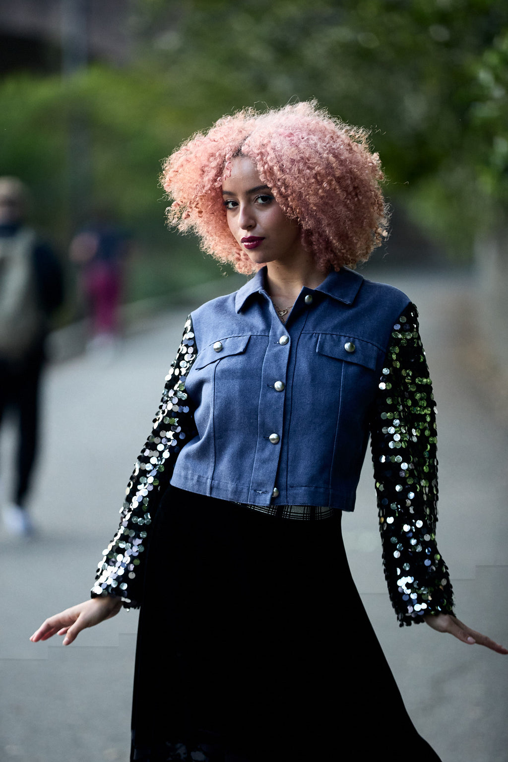 SYLVIA RILEY Dulcie Cropped Jacket