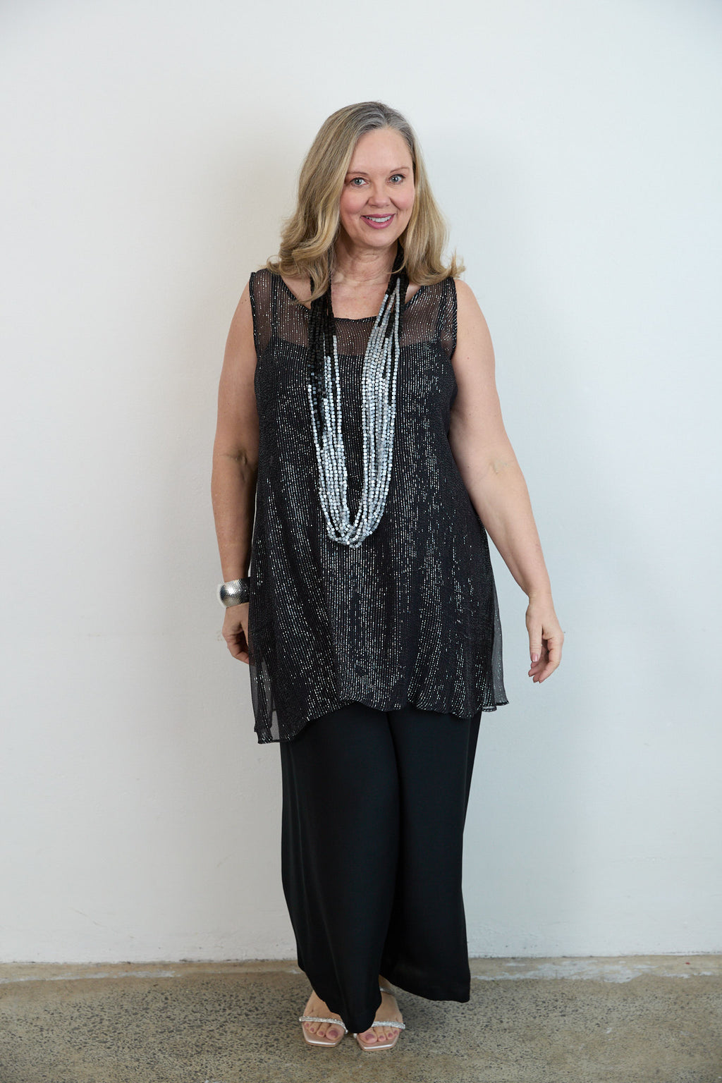SYLVIA RILEY Sei Tunic Sparkle