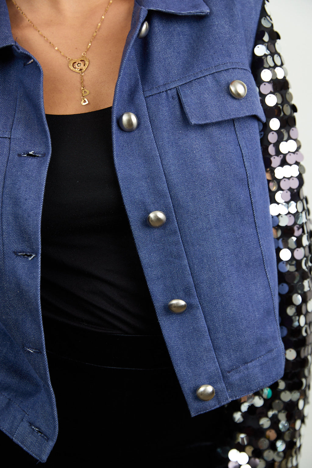 SYLVIA RILEY Dulcie Cropped Jacket