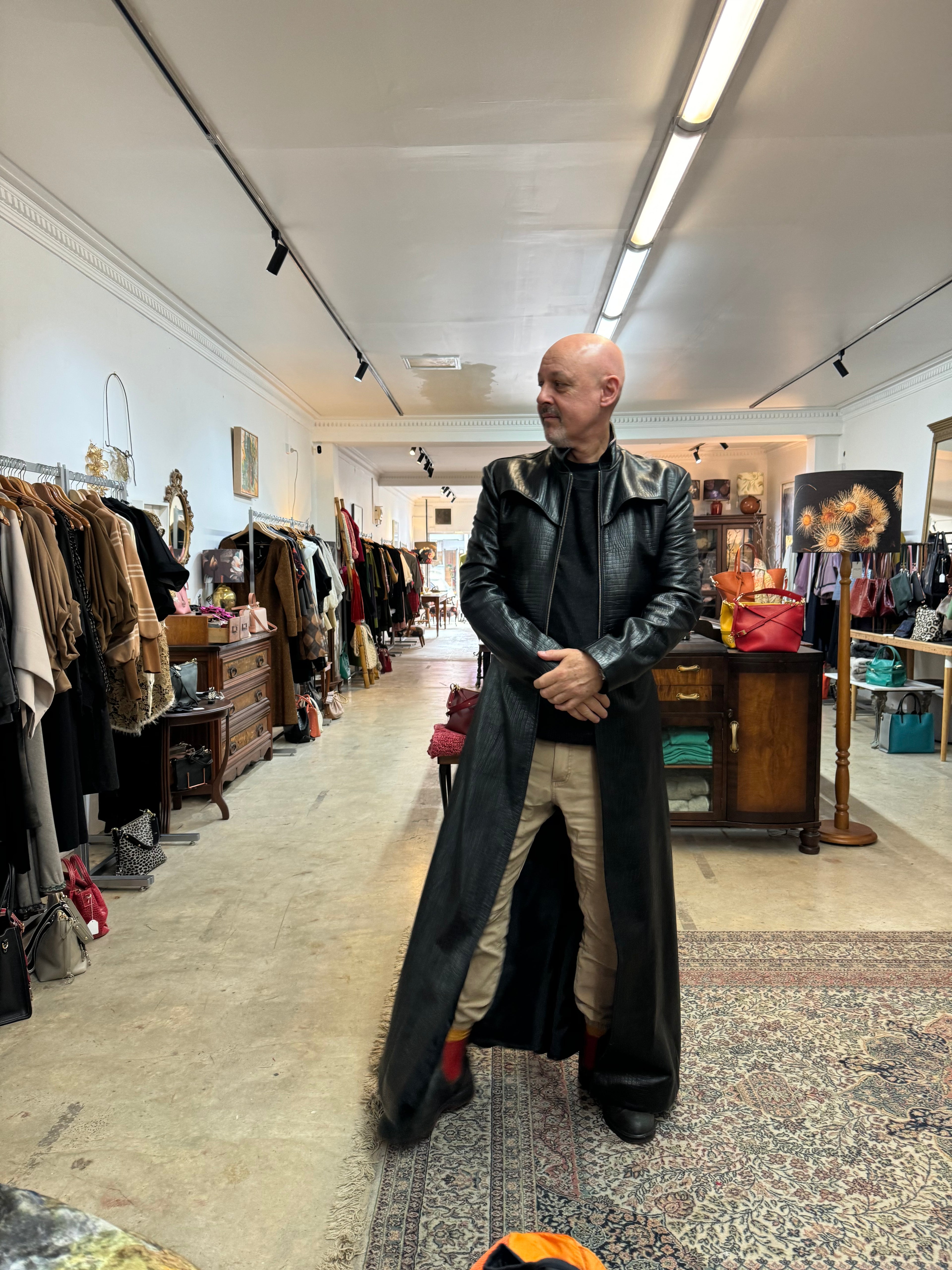 Matrix Movie Leather coat