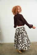 SYLVIA RILEY Danae silk pleated skirt