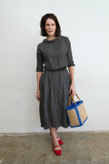 Riley Skirt Black/Natural Check