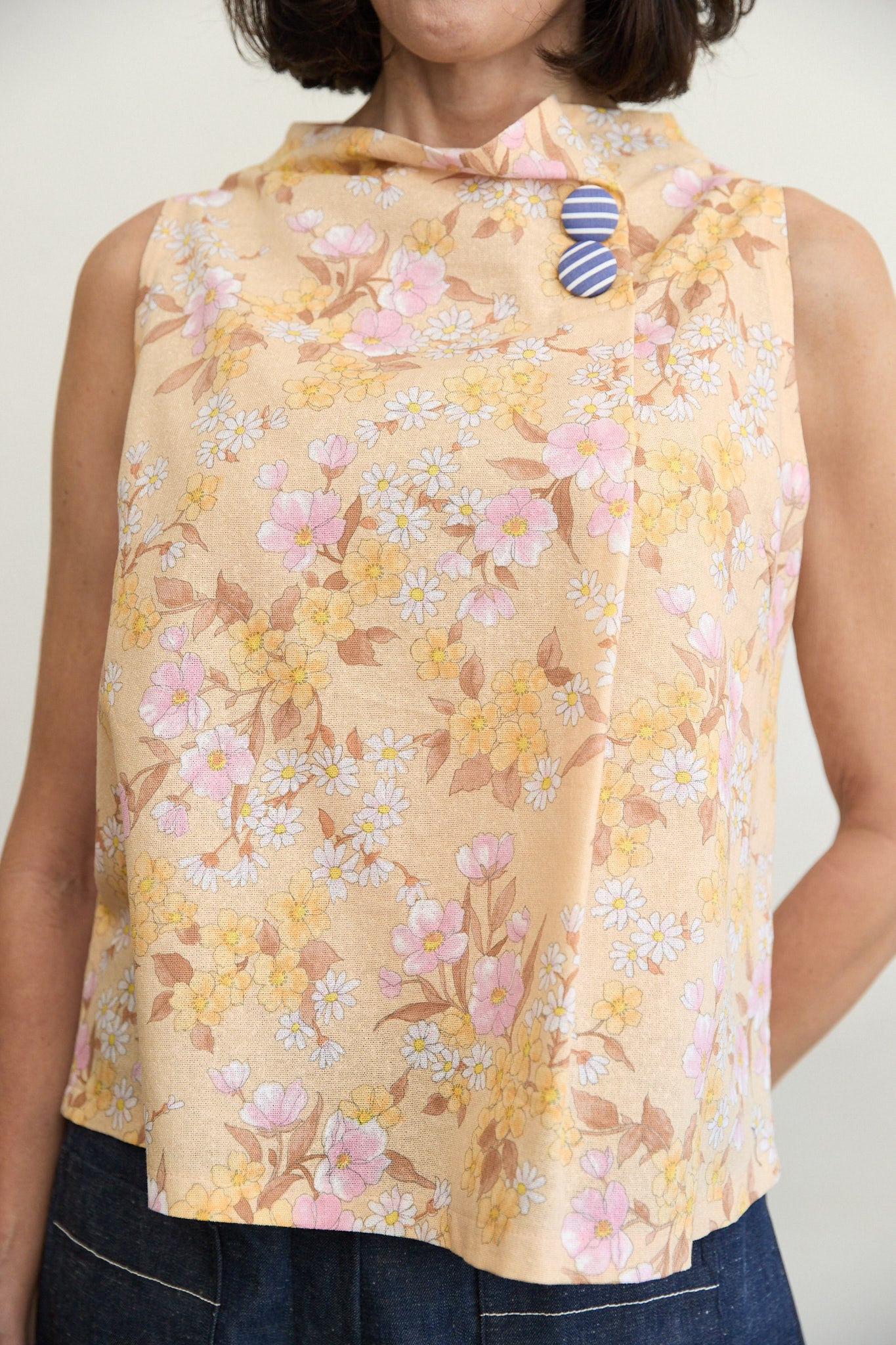 Astoria Vintage Print Top