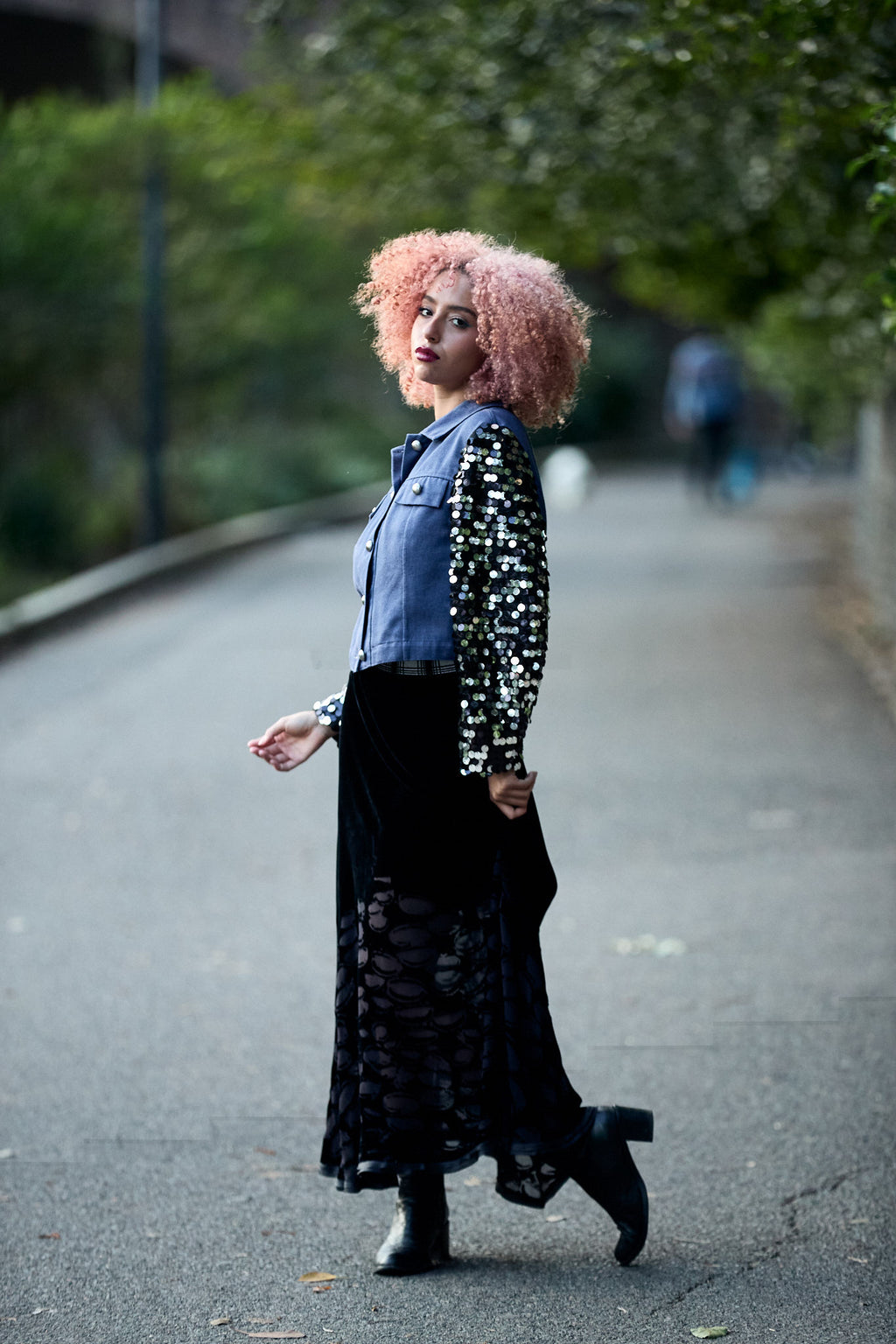 SYLVIA RILEY Dulcie Cropped Jacket