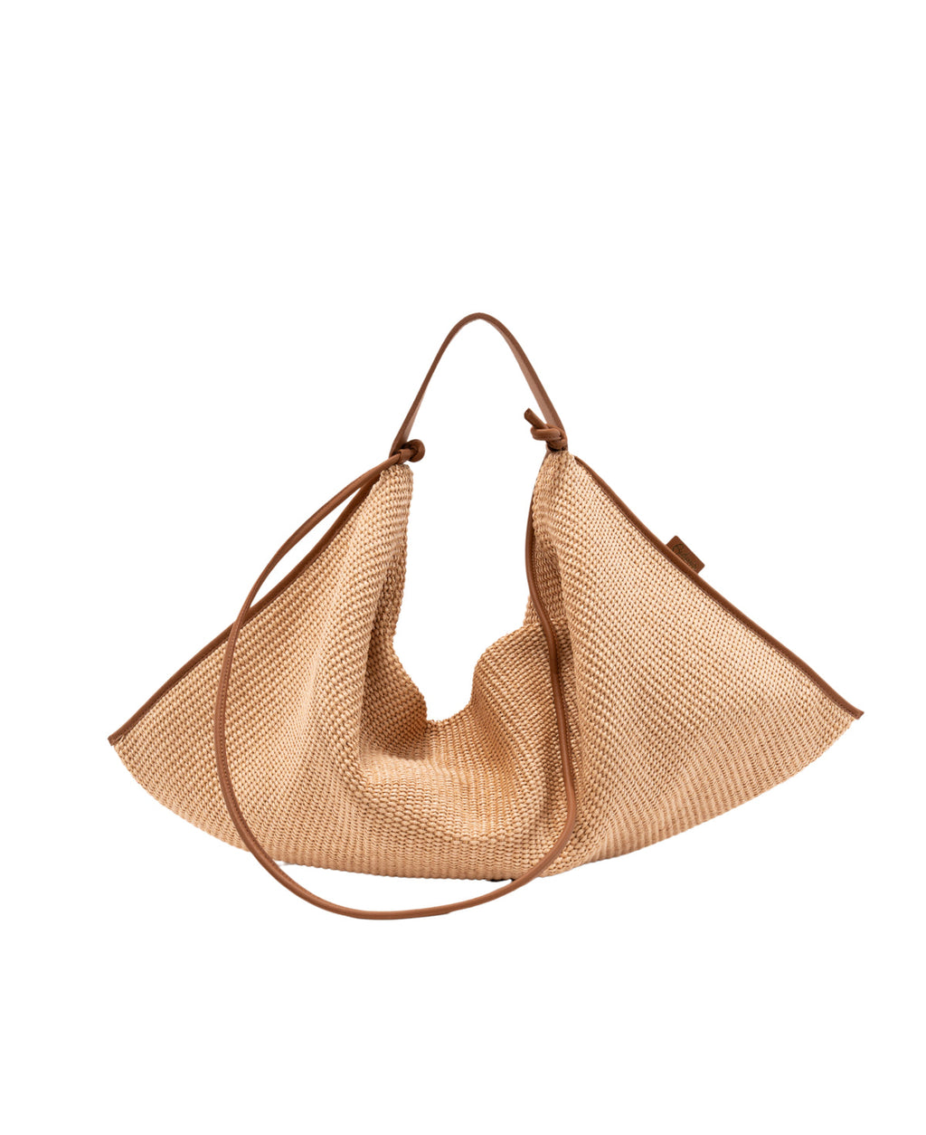 BIDINIS Eleonora hobo raffia bag Natural/tan