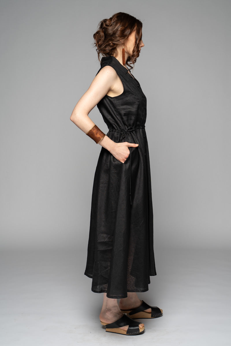 DOGSTAR Agnes Tuck Dress Black