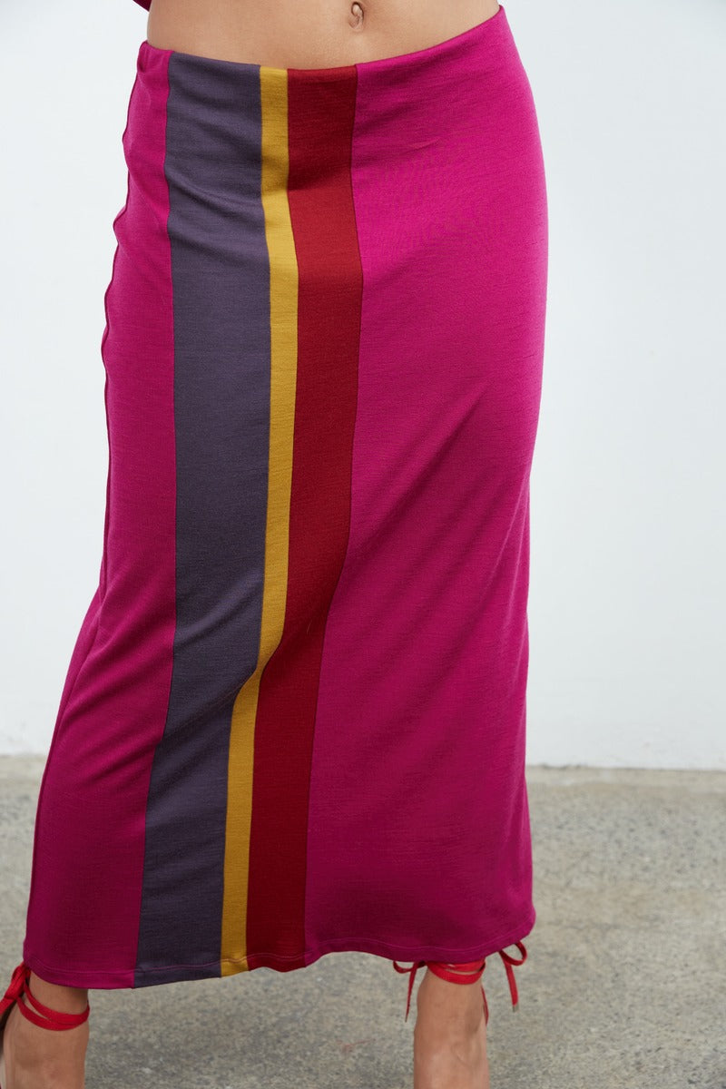 SYLVIA RILEY Monica Midi Skirt