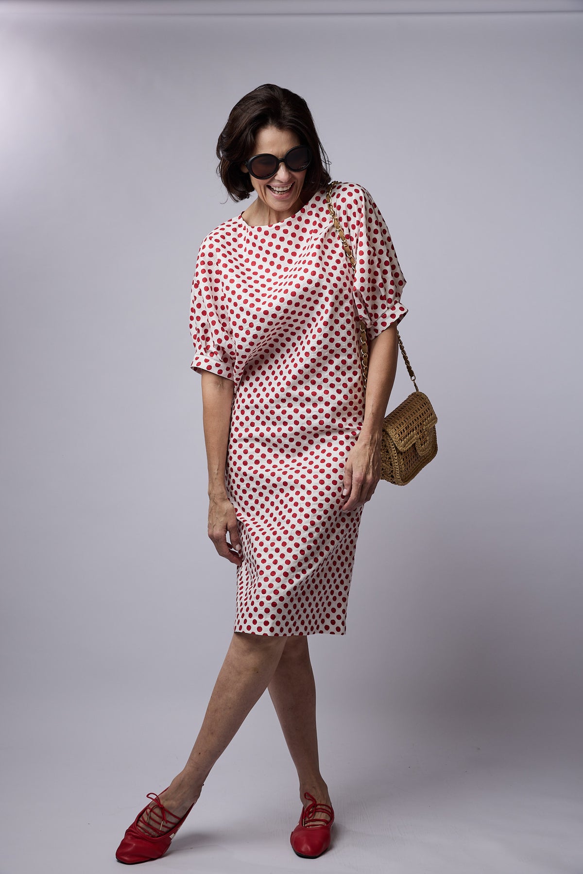 Cloud Dress Red Spot