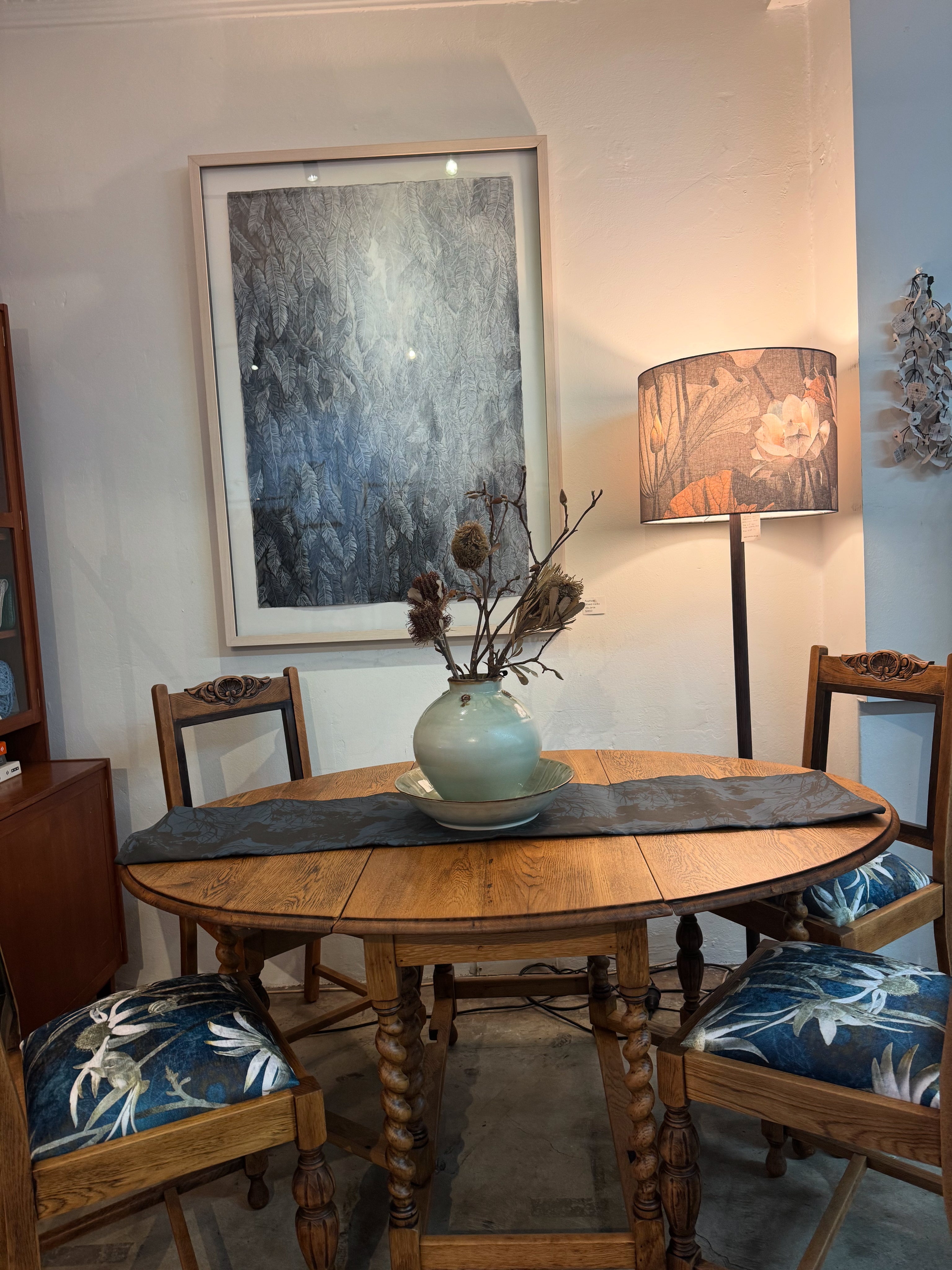 Dining table and chairs