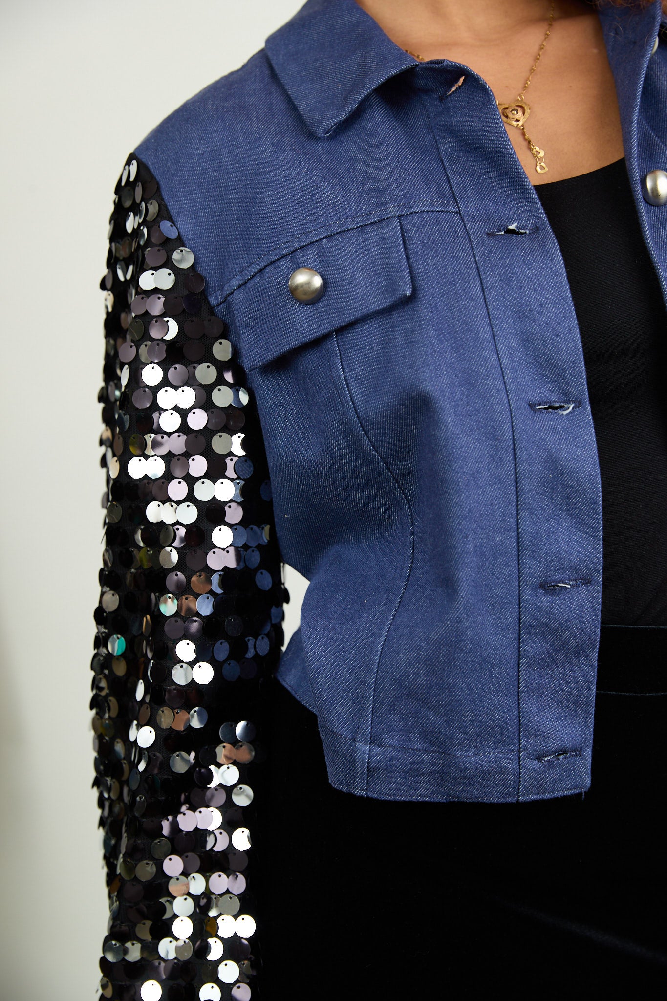 SYLVIA RILEY Dulcie Cropped Jacket