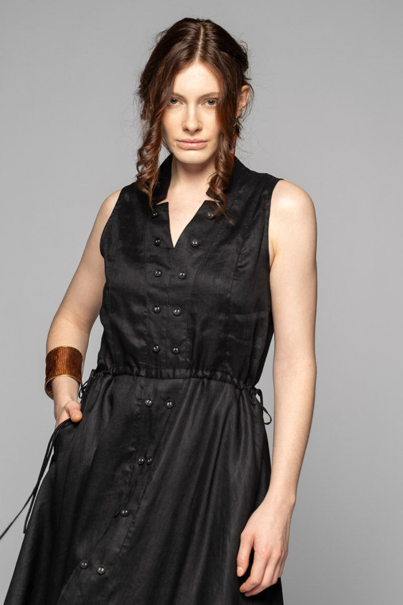 DOGSTAR Agnes Tuck Dress Black