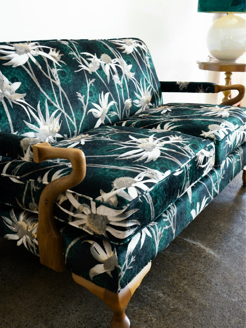 MS CHIEF DESIGNS Flannel Flowers in Chenille Forest