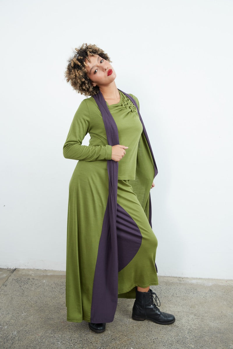 SYLVIA RILEY Rondo Long Cardigan