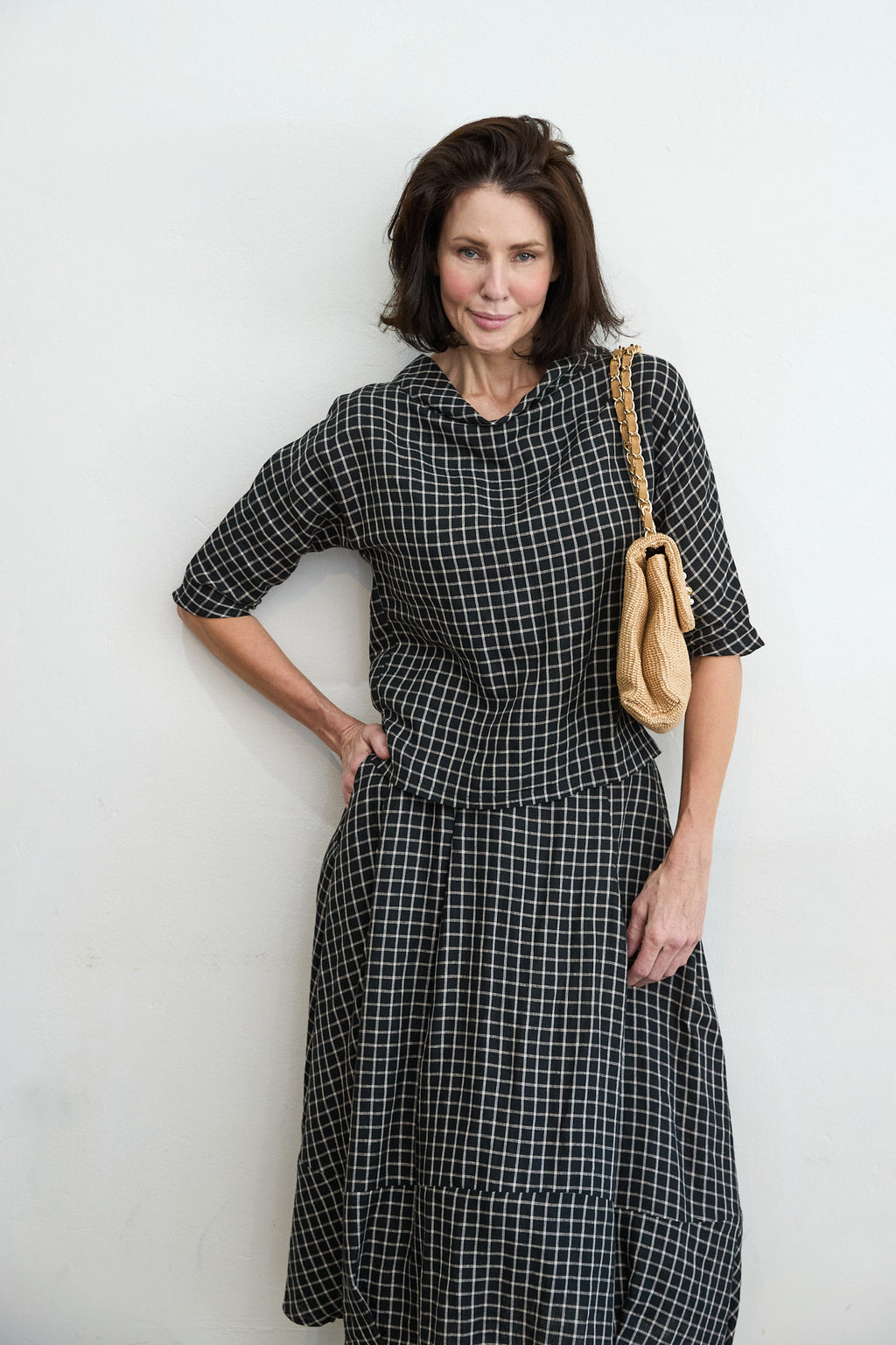 Guilia linen top