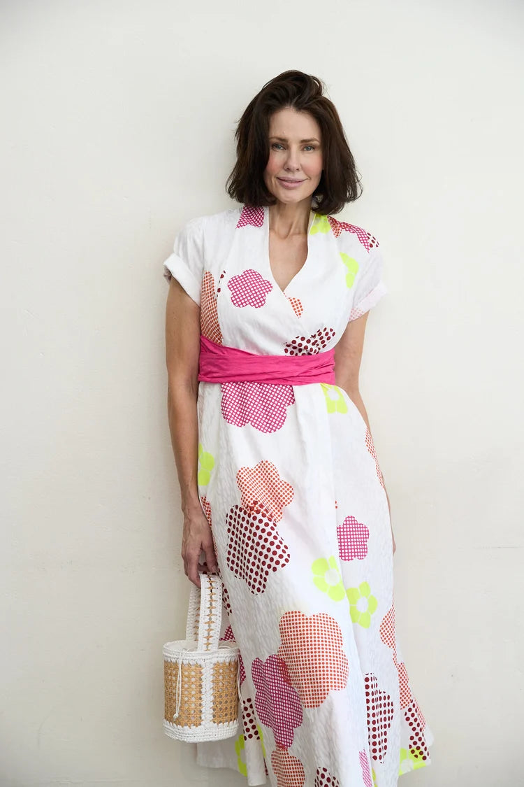 SYLVIA RILEY Grace dress cherry Blossom
