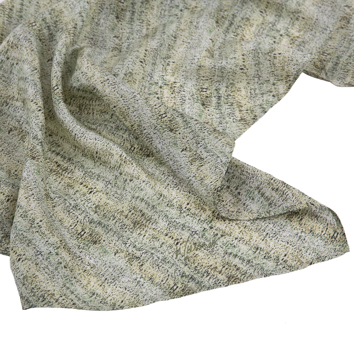 DANIELLE WIESSNER printed silk scarf