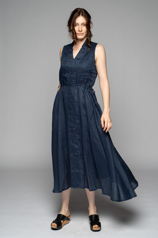 DOGSTAR Agnes Tuck Dress Ocean