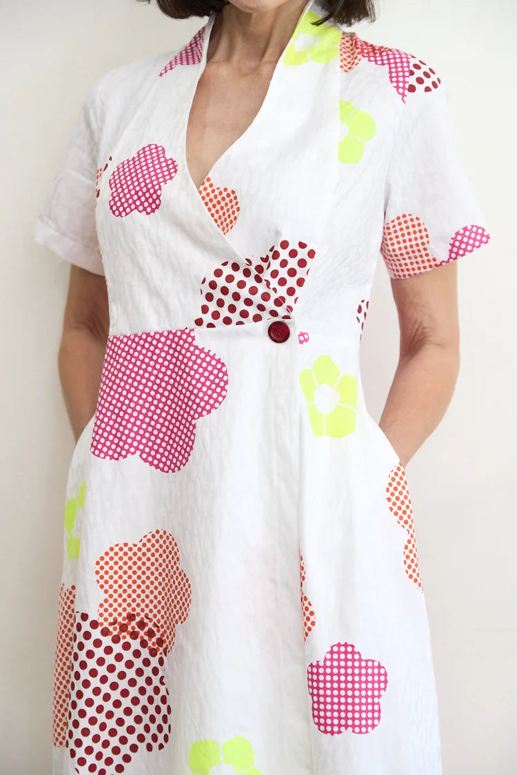 SYLVIA RILEY Grace dress cherry Blossom