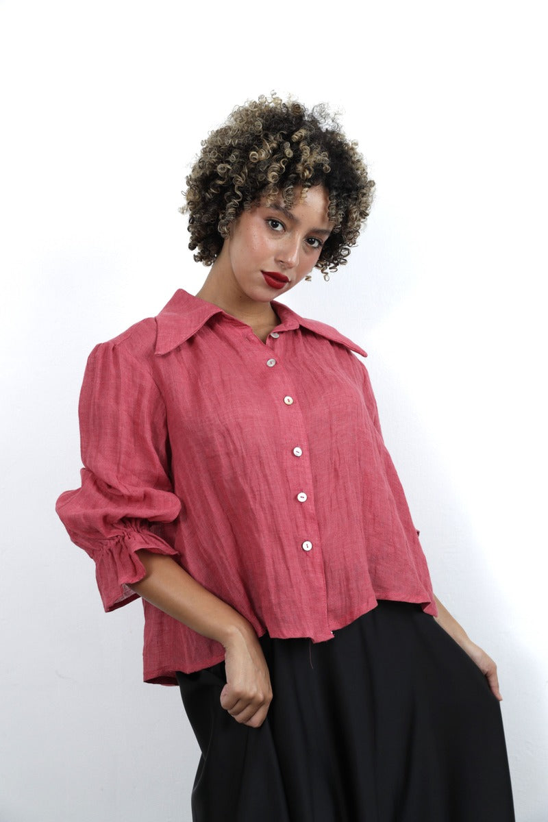 Lennox Shirt-Rose