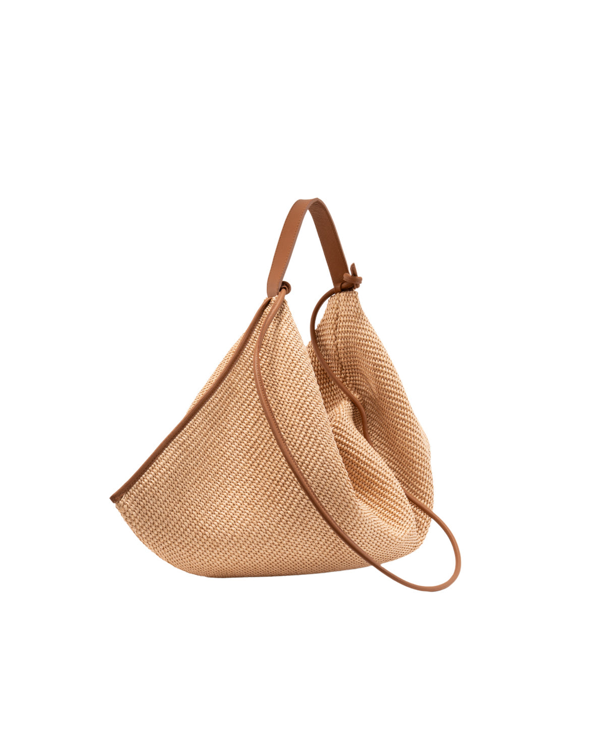 BIDINIS Eleonora hobo raffia bag Natural/tan