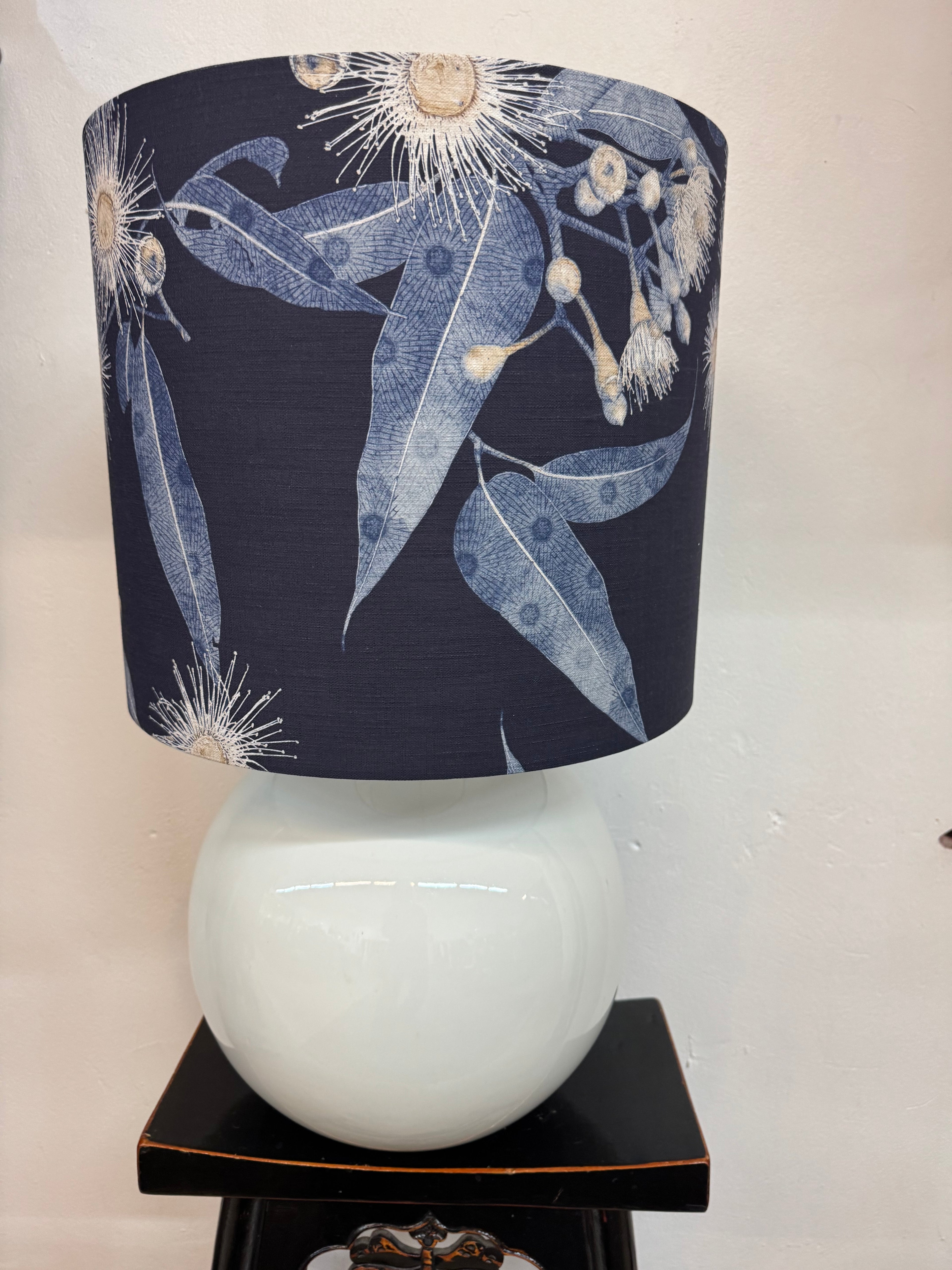 LAMP Kalypto indigo on Italian ceramic base