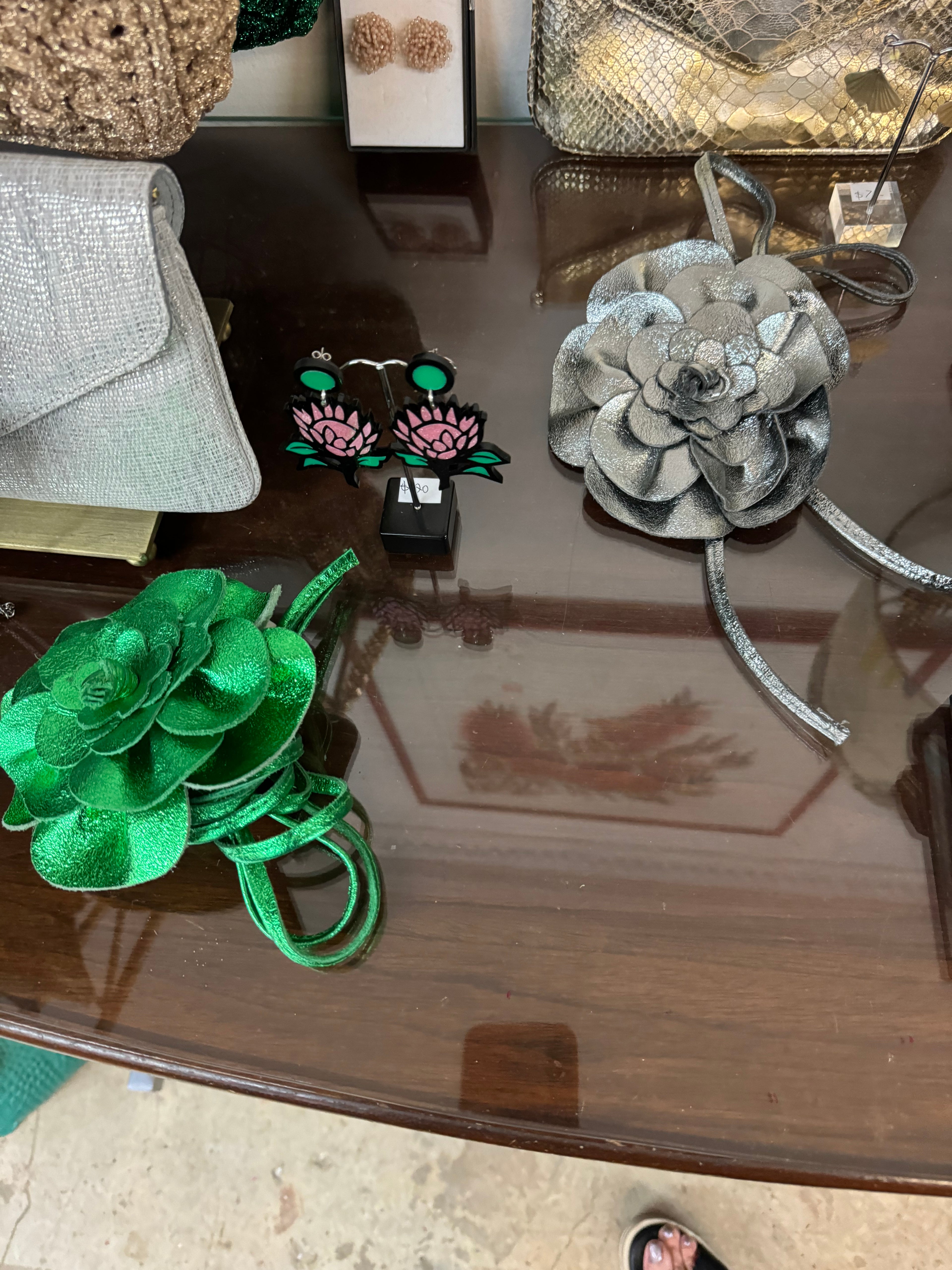 Pink Waratah Earrings