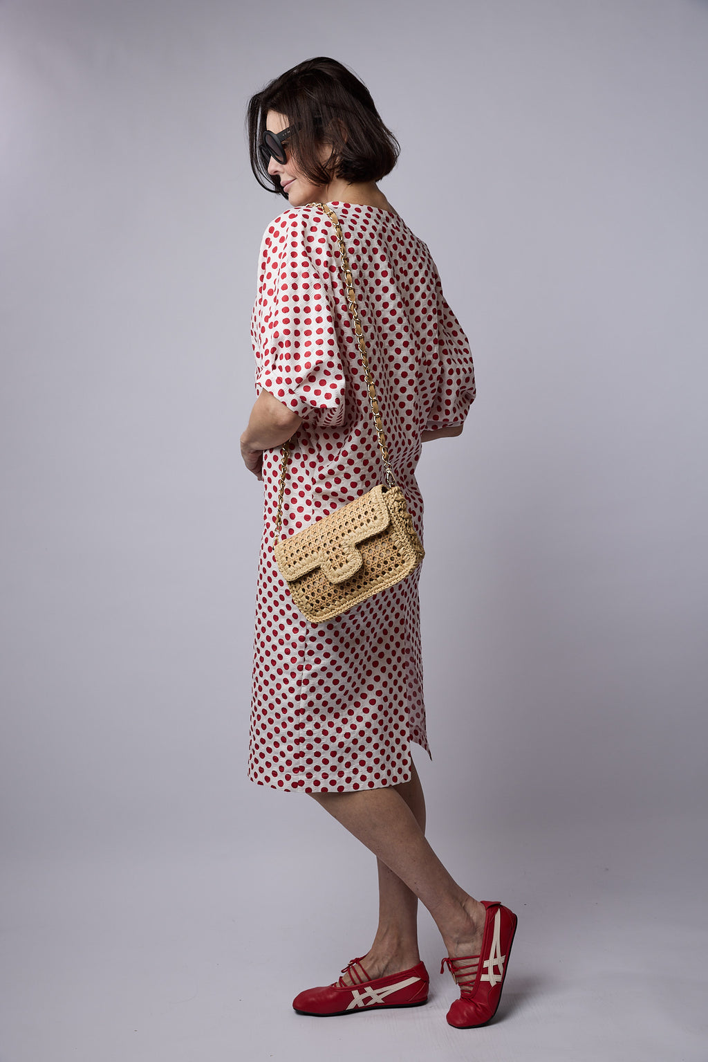Cloud Dress Red Spot