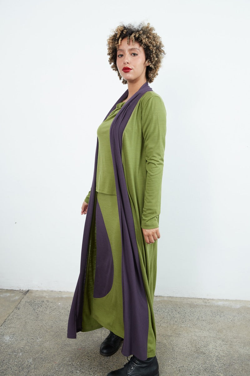 SYLVIA RILEY Rondo Long Cardigan