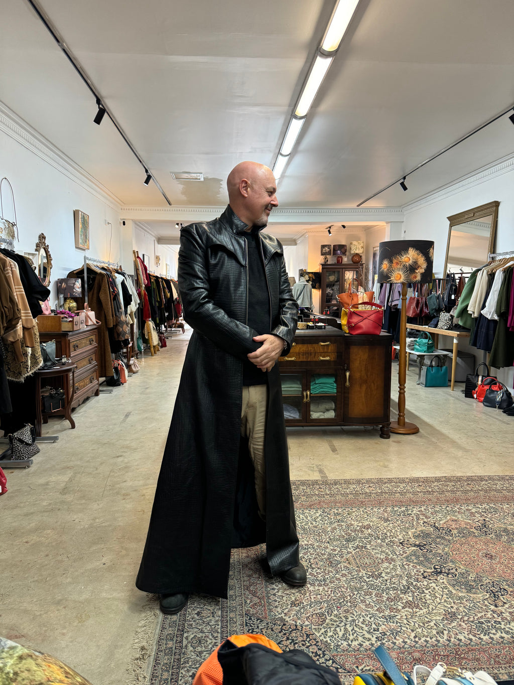 Matrix Movie Leather coat