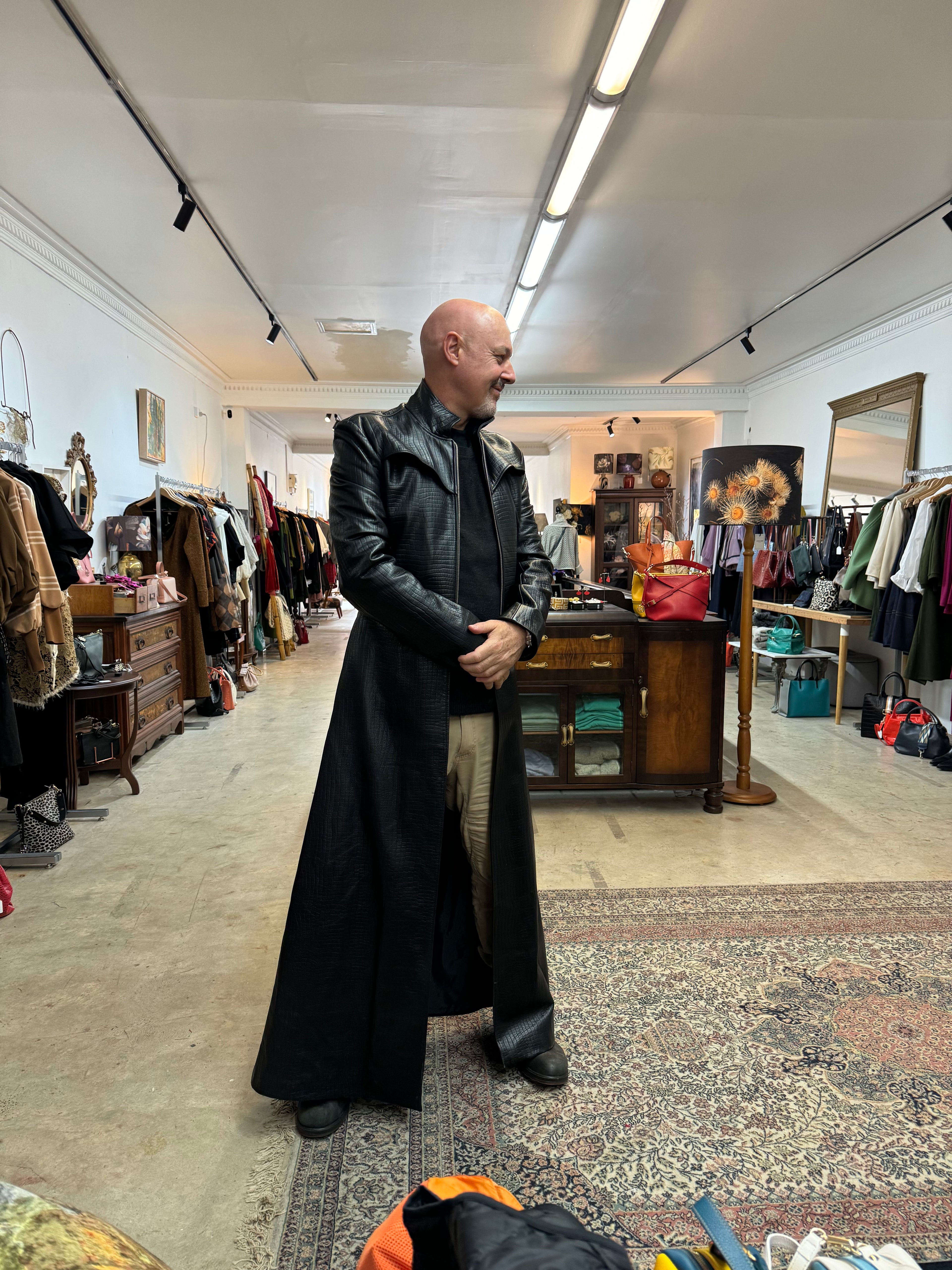 Matrix Movie Leather coat