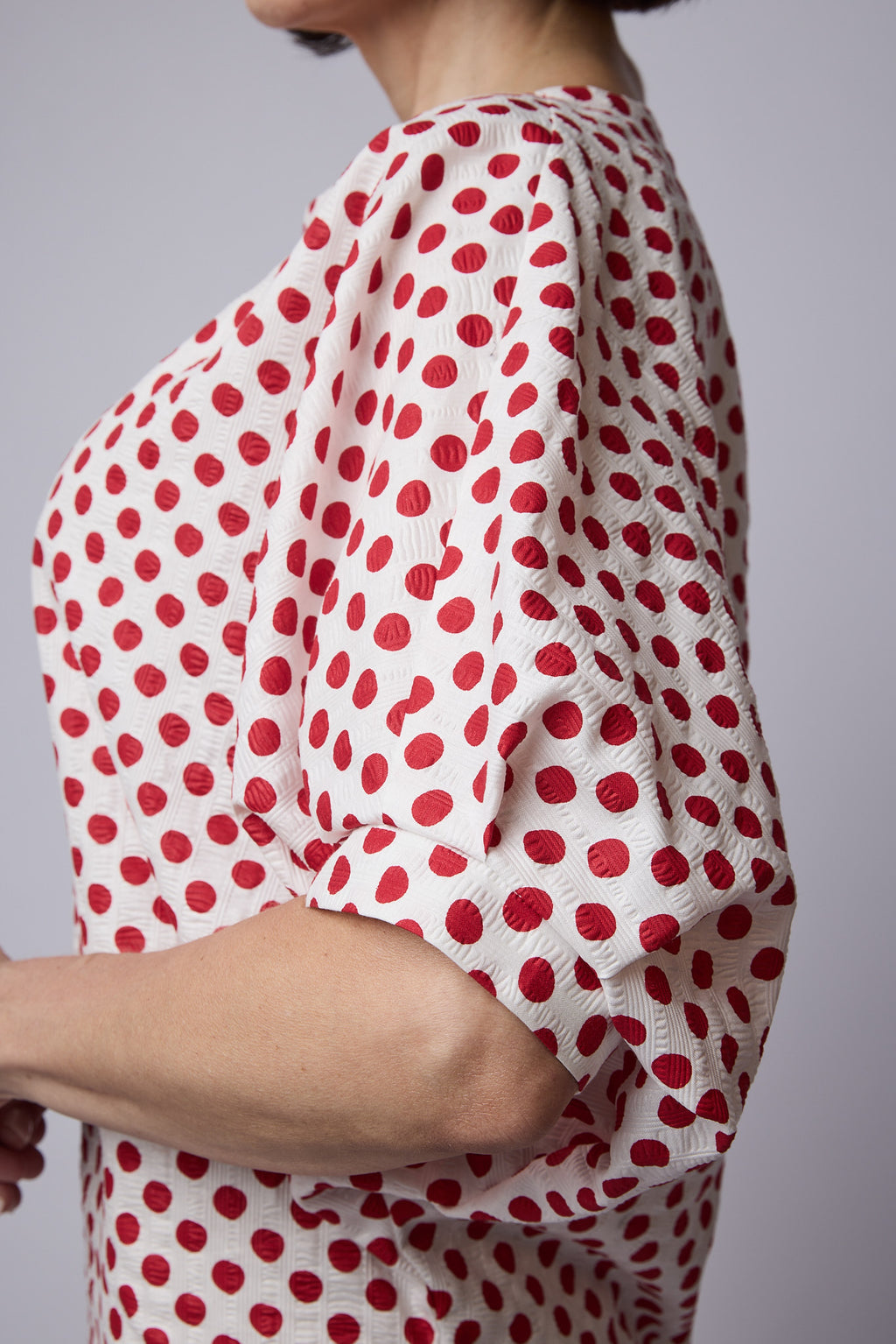 Cloud Dress Red Spot